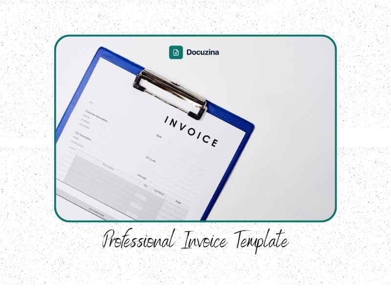 Professional Invoice Template