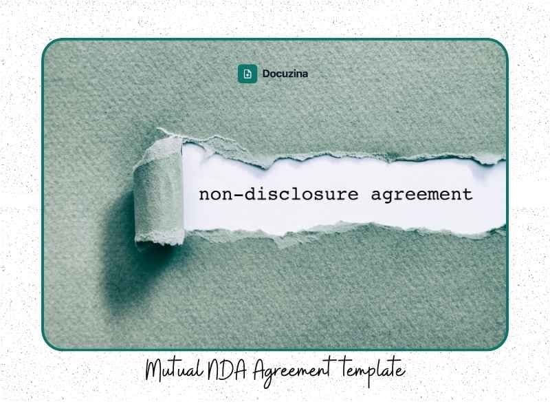 Mutual Confidentiality Agreement (Two-Way NDA) Template