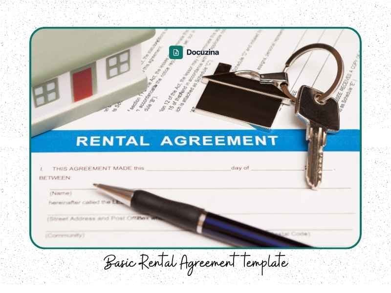 Basic Rental Agreement Template (Apartment or House)