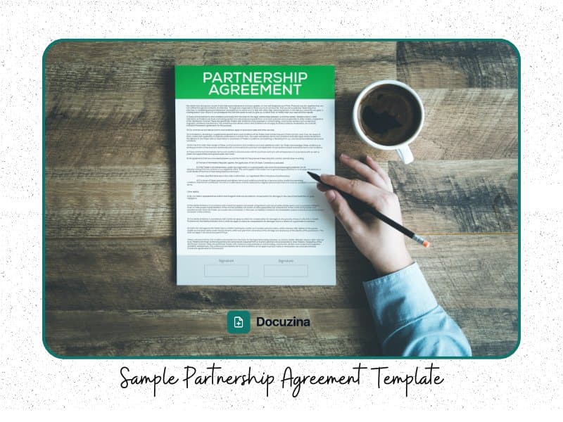 Sample Partnership Agreement Template
