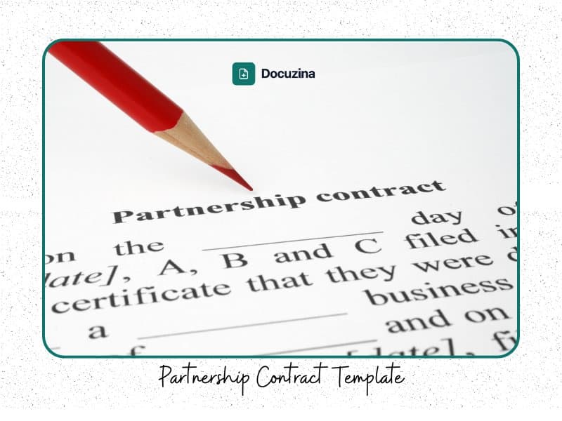 Partnership Contract Template
