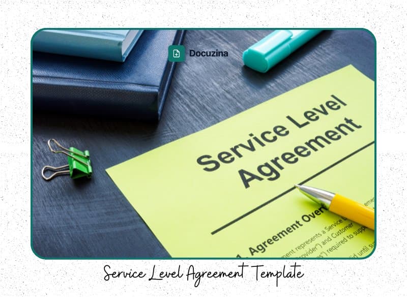 Service Level Agreement Template