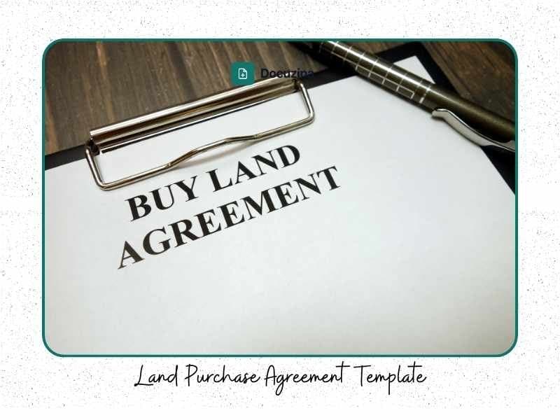 Land Purchase Agreement Template